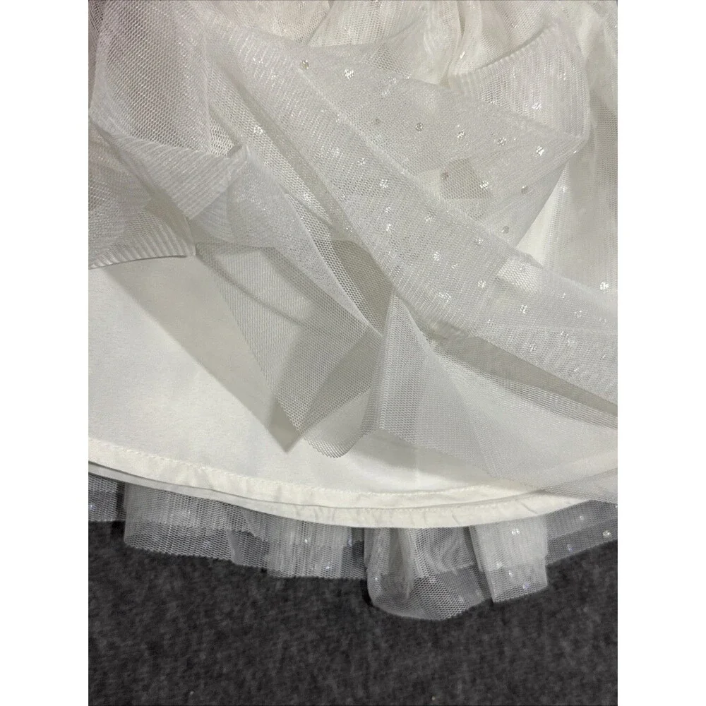 Cat & Jack Girl's Skirt Tutu Layered White 4T
